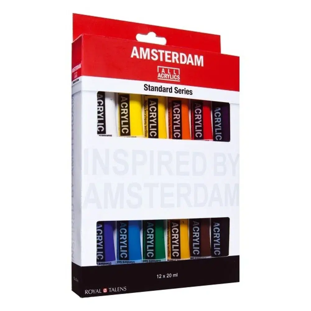 ROYAL TALENS Amsterdam Acrylic Set akrilnih boja, 12 x 20ml, Standard