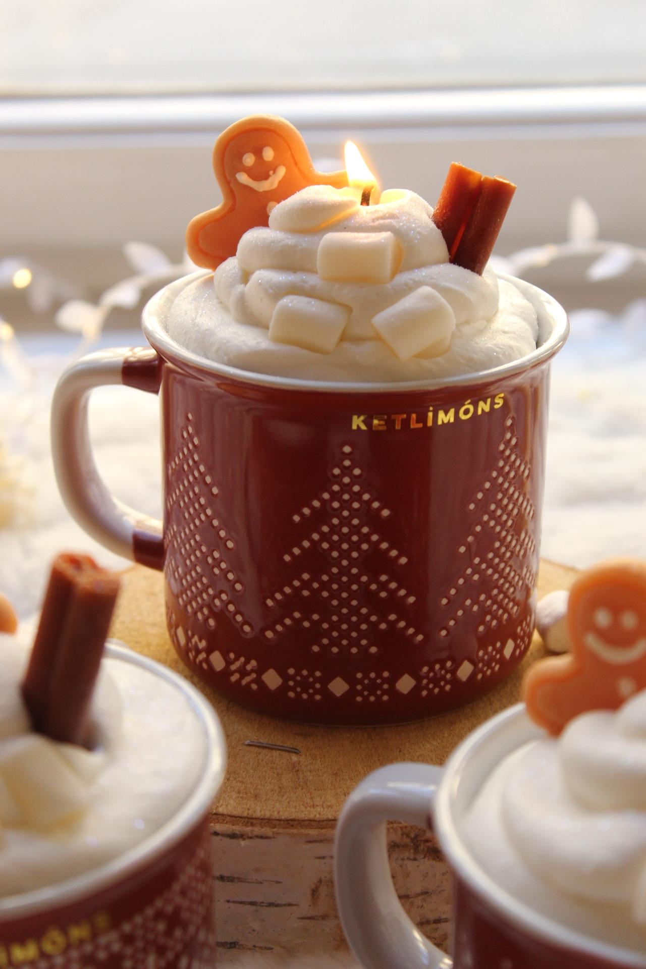 KETLIMONS Sveća Cup of Warmth, Crvena