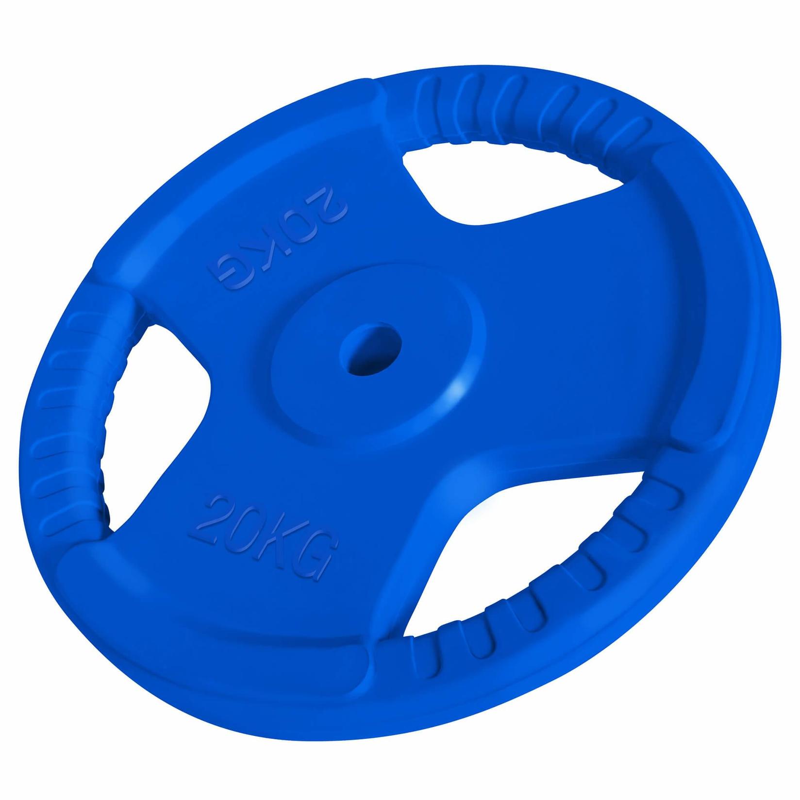 Selected image for GORILLA SPORTS Teg obložen gumom 20 kg plavi