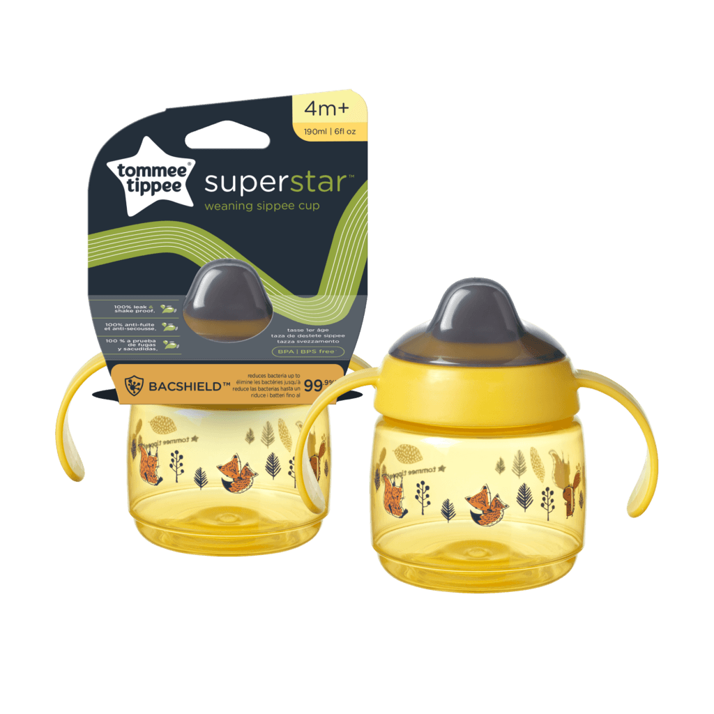 Tommee Tippee Čaša za bebe 4m+, 190ml, Žuta