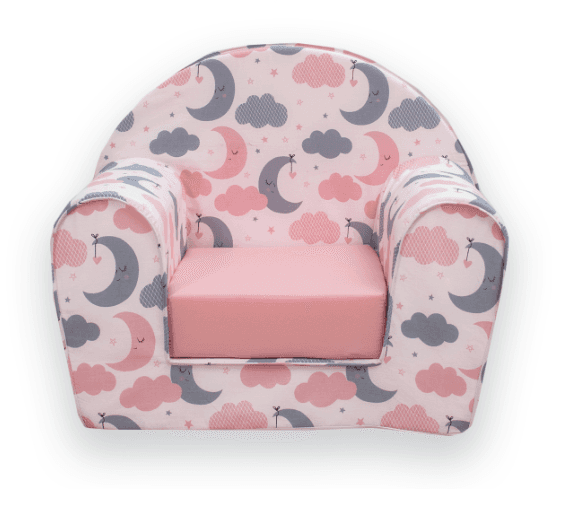 Selected image for FIM BABY Bebi fotelja Uni sa mesecom i oblacima roze