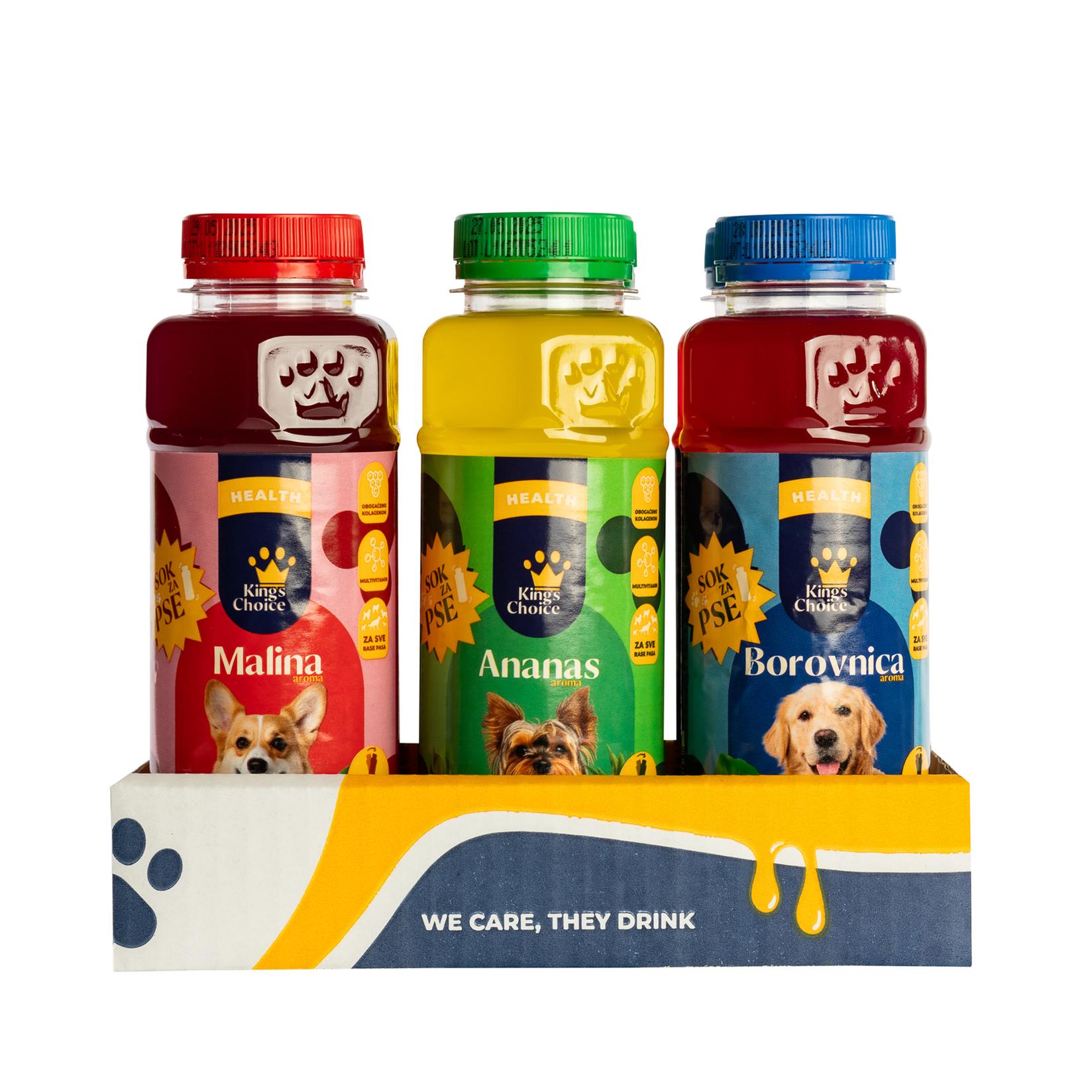 King's Choice Sok za pse Mix 6 flaša