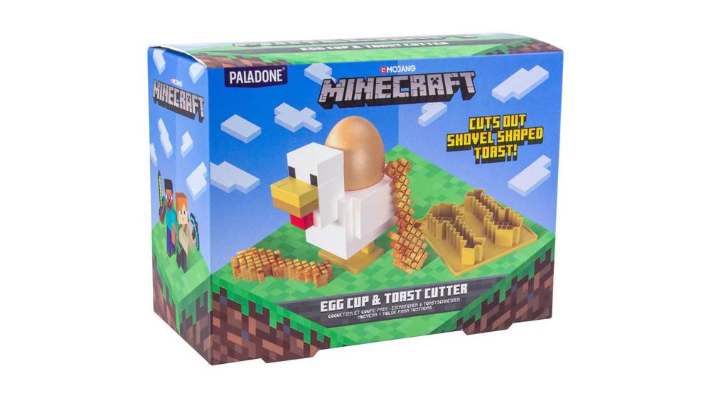 Selected image for PALADONE Set čaša za jaje i sekač tosta Minecraft Chicken V2