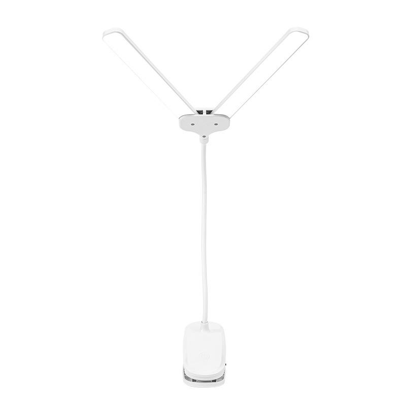 Lampa stona Clipp desk LED3519, Bela, 34x40 cm