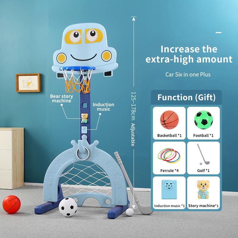 FEELKIDS Višefunkcionalni podesivi koš 5 u 1, Plavi