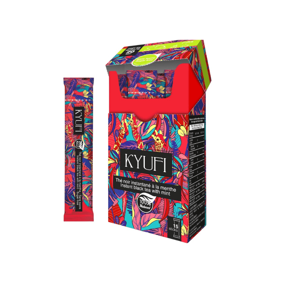 KYUFI Crni čaj sa nanom, 15 štapića