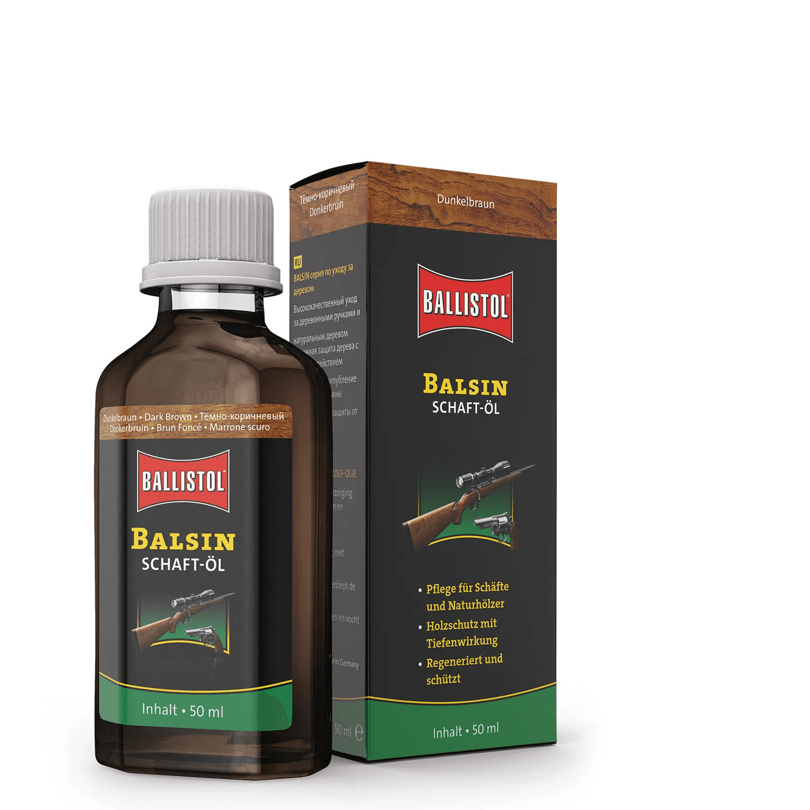BALLISTOL Balsin Ulje za kundak, Tamno braon, 50 ml