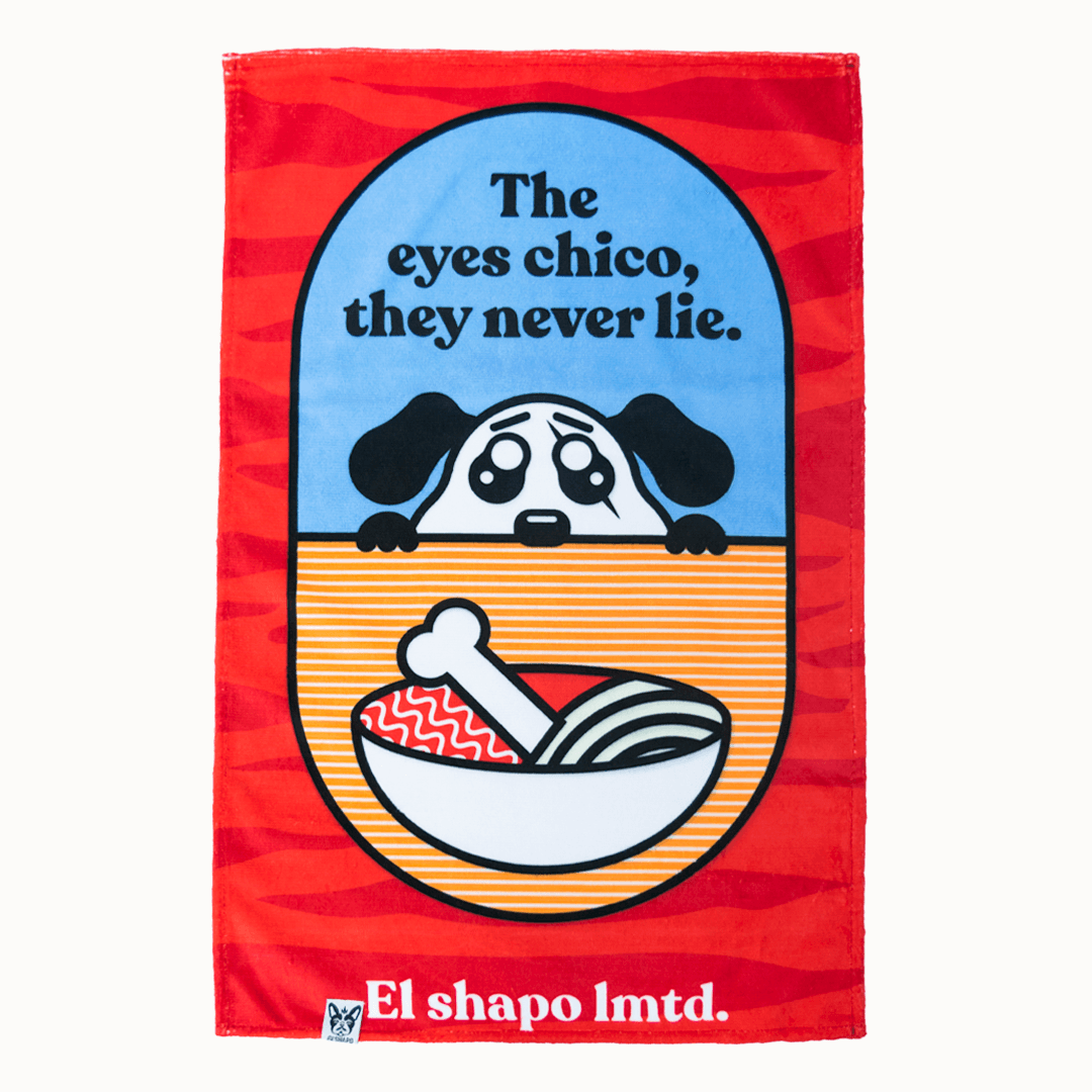 EL SHAPO Peškir za pse The eyes chico, Šareni