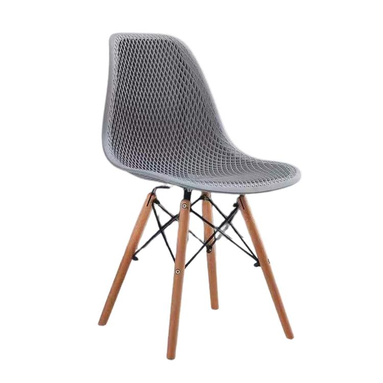 JANG Plastična stolica, Rupičasta, Siva