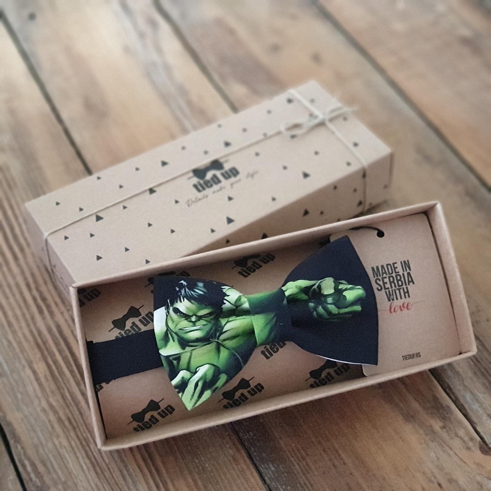 TIED UP Leptir mašna Hulk crna