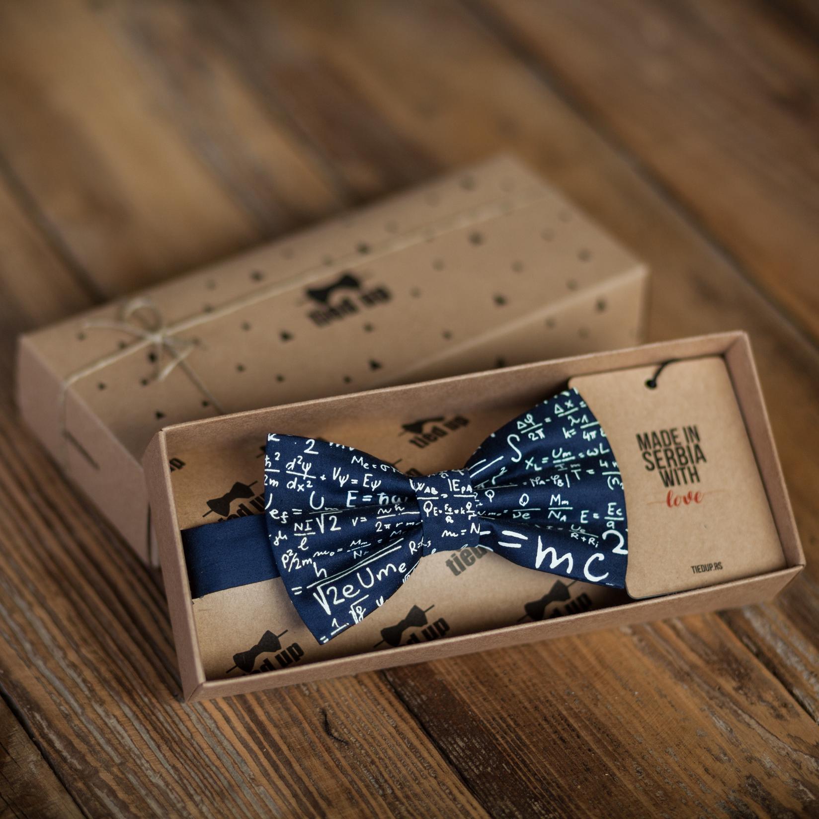 TIED UP Leptir mašna fizičke formule teget