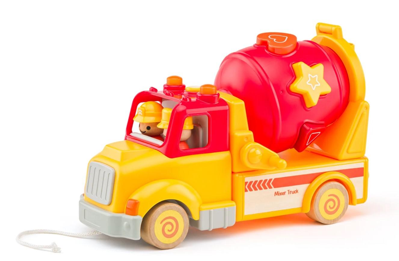 Woody Igračka Kamion mikser, Žuti