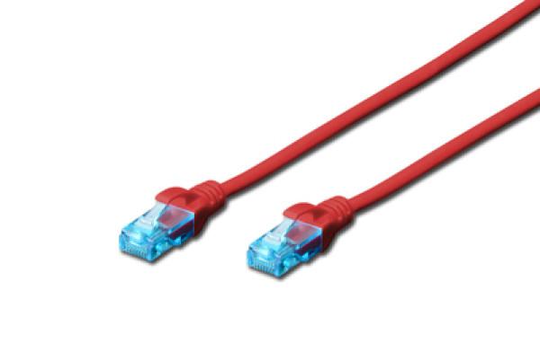 DIGITUS Kabl za povezivanje DK-1512-020/R 5e U/UTP CCA 2m crveni