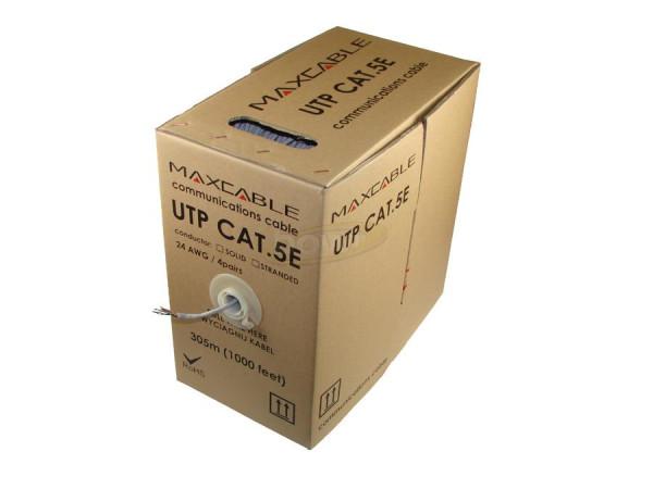 Selected image for MAXCABLE Kabl UTP sa UV žicom, cat. 5e, 305m crni