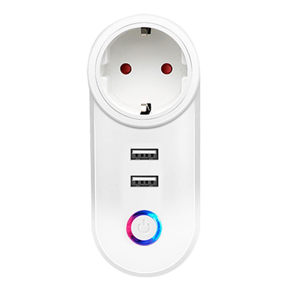MOYE Smart utičnica + 2 USB porta Voltaic WiFi bela