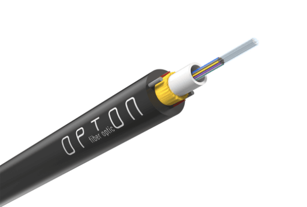 OPTON Optički kabl 12 vlakana, Aramid Z-XOTKtcdD optički 12F G652D crni