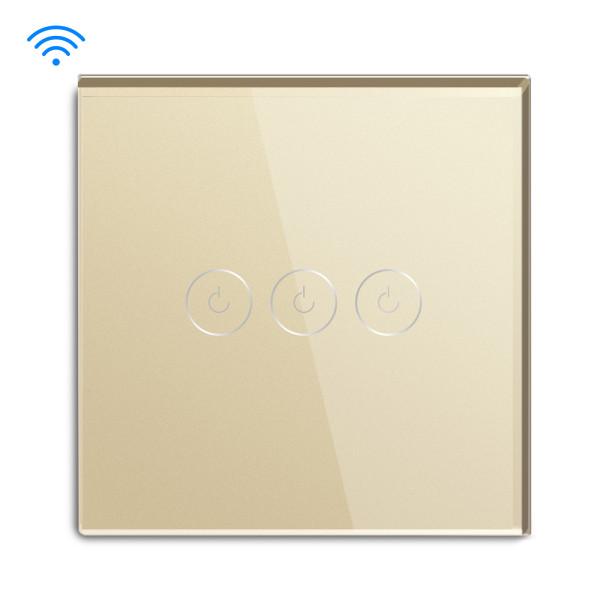 Selected image for TUYA Wi-Fi pametni prekidač 3G Tuya NN (WIFI TOUCH SWITCH) zlatni