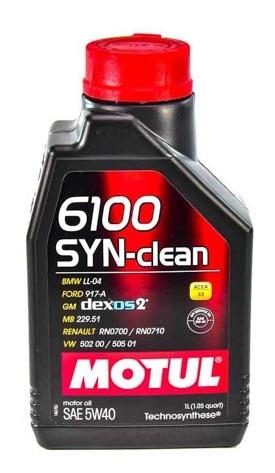 MOTUL Motorno ulje 6100 SYN-CLEAN, 5W40, 1L