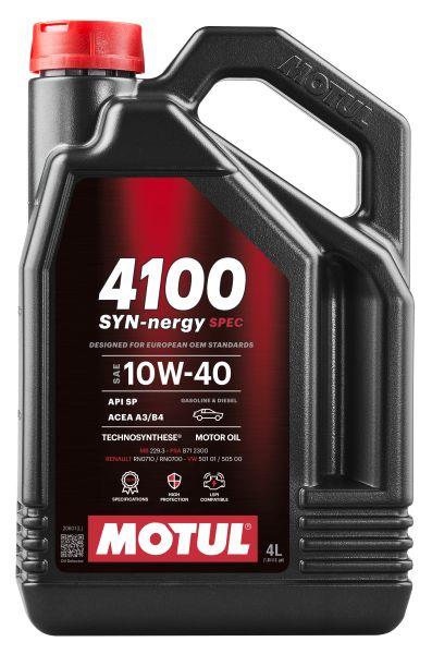 MOTUL Motorno ulje 4100 SYN-NER S, 10W40, 4L