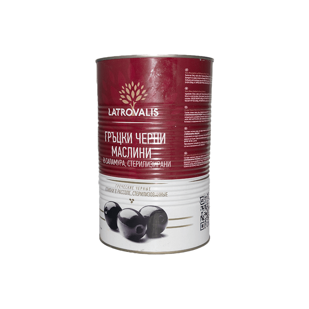 LATROVALIS Masline crne bez koštice, 2kg