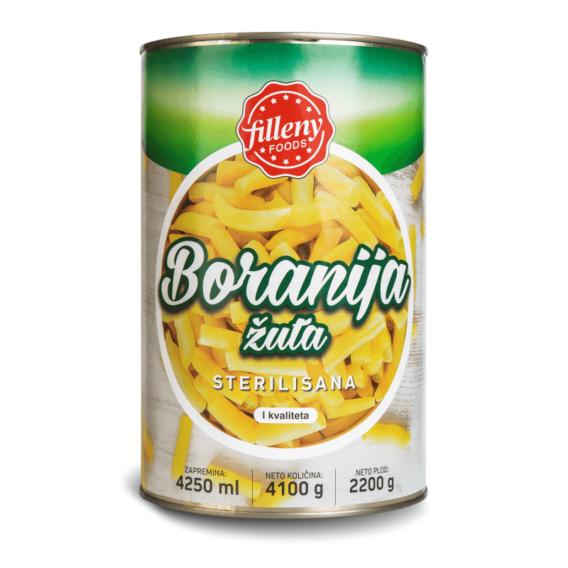 FILLENY FOODS Boranija žuta, 4.1kg