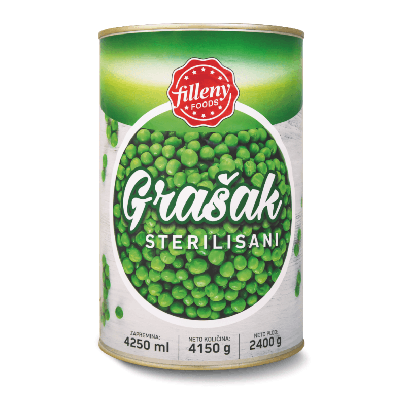 FILLENY FOODS Grasak, 4.1kg