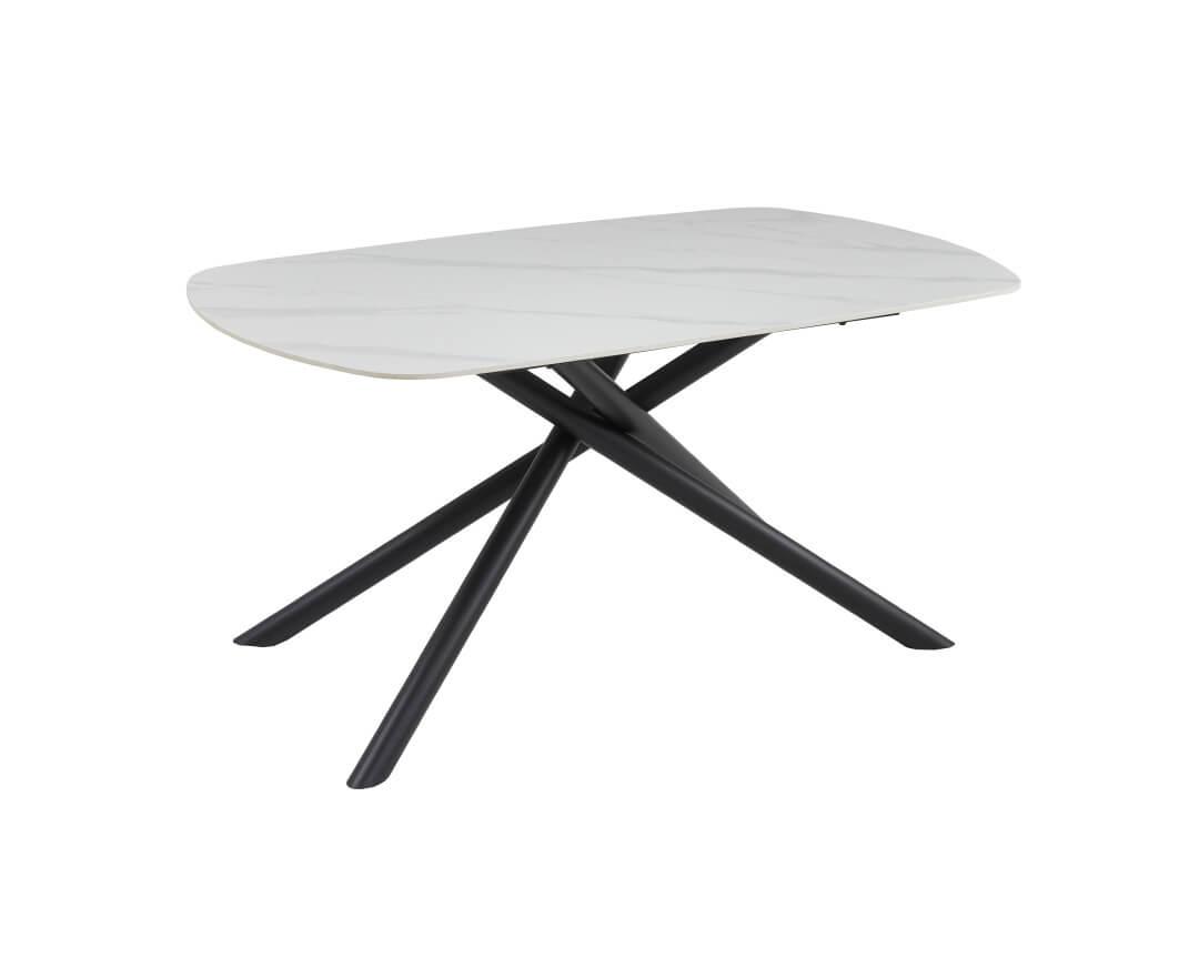 MATIS Trpezarijski sto WM-2016, Crno-beli