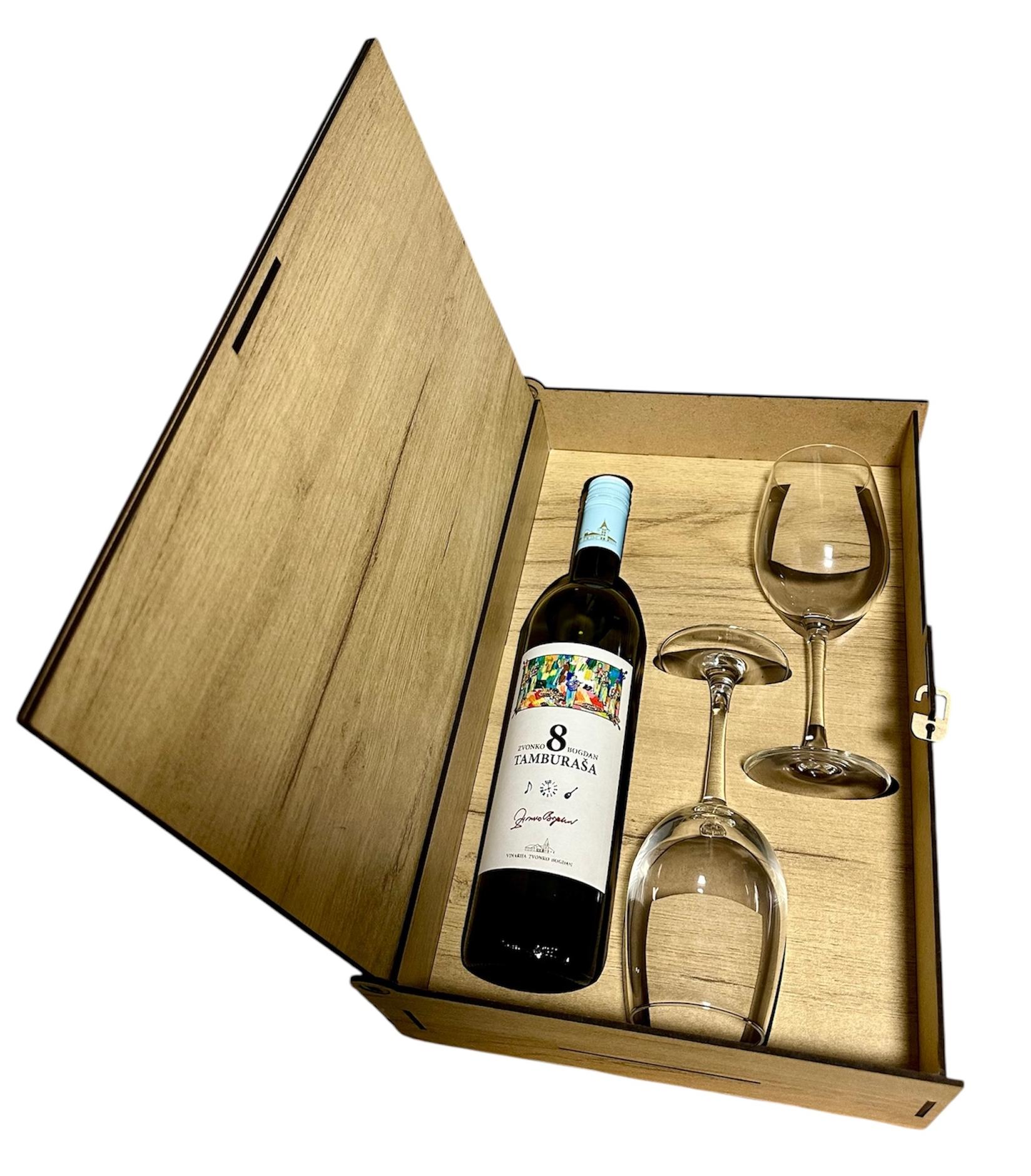 Zvonko Bogdan 8 tamburaša Gift Box, 2 čaše, Sveti Jovan Krstitelj