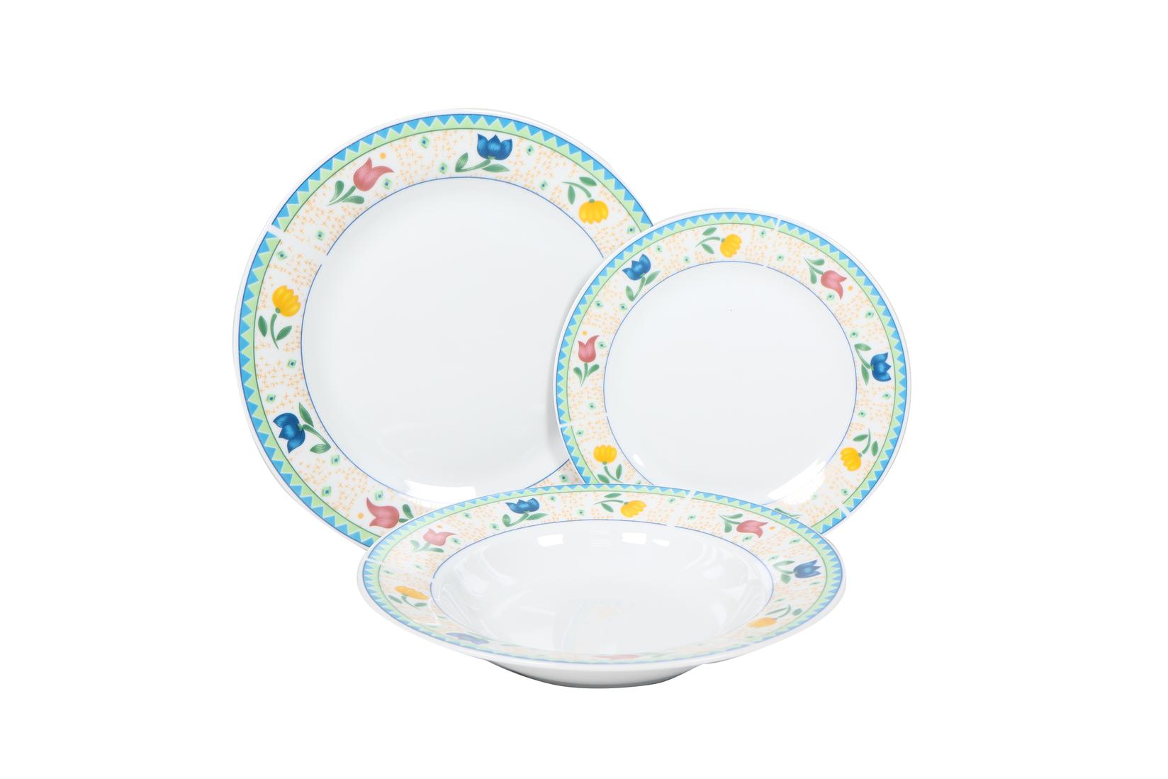 Sigma Porcelanski servis Cvetići ZNT-1103, 18 komada
