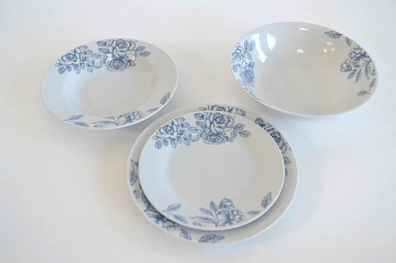 Sigma Porcelanski servis Ruže ZNT-2012, 19 komada