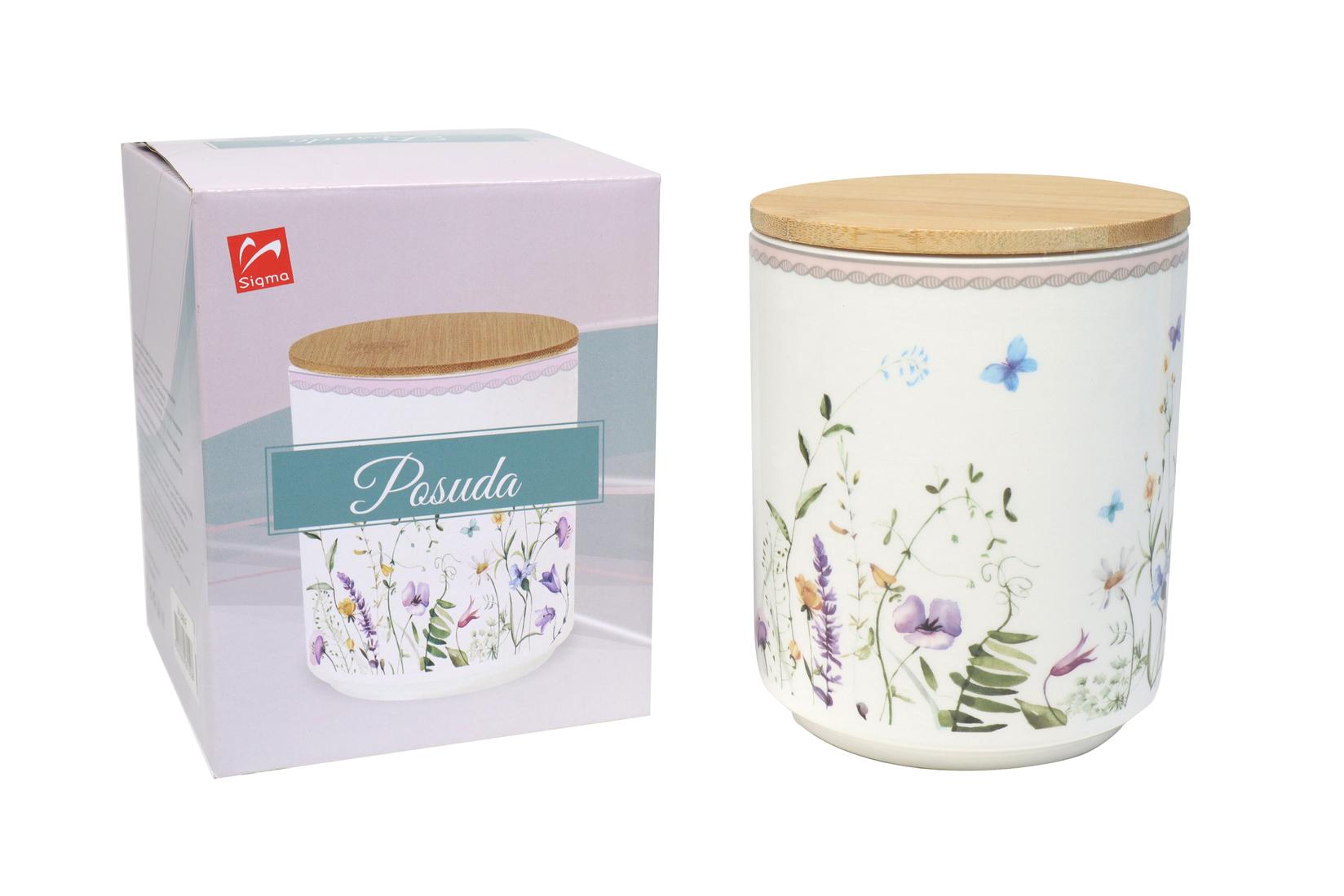 Sigma Porcelan posuda k/š/s, Roze cveće, JH-JAR-F