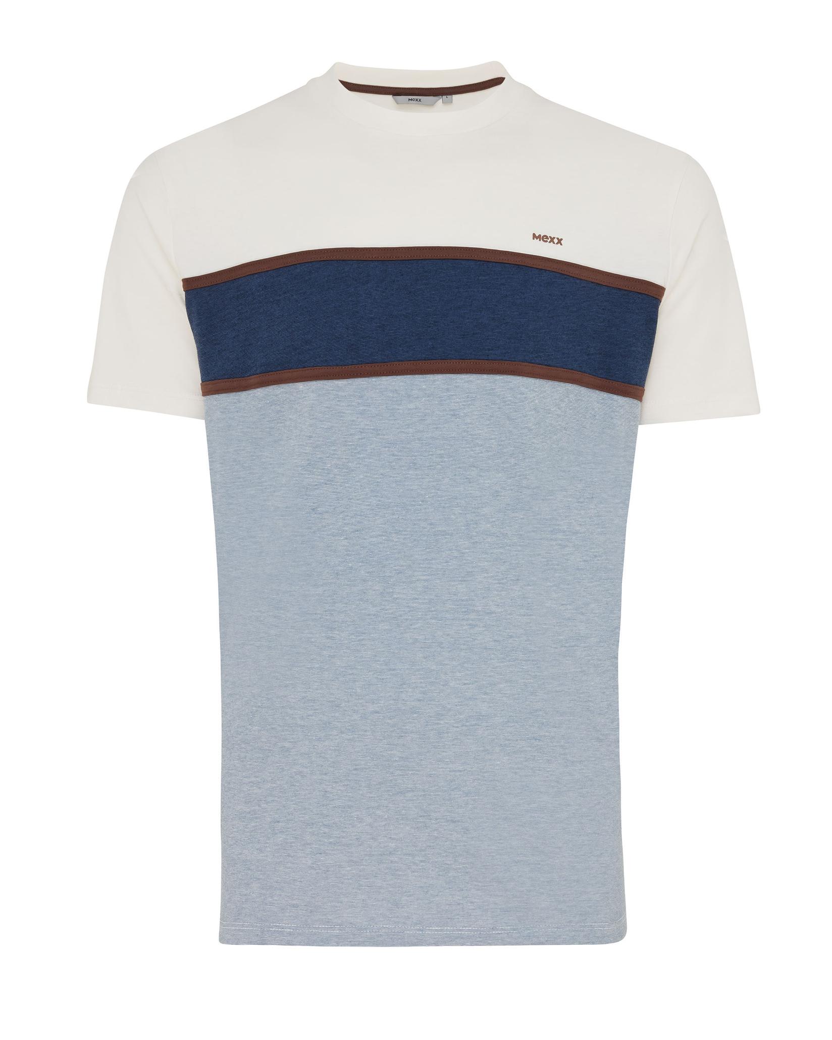 MEXX Muška majica kratkih rukava Stripe bela
