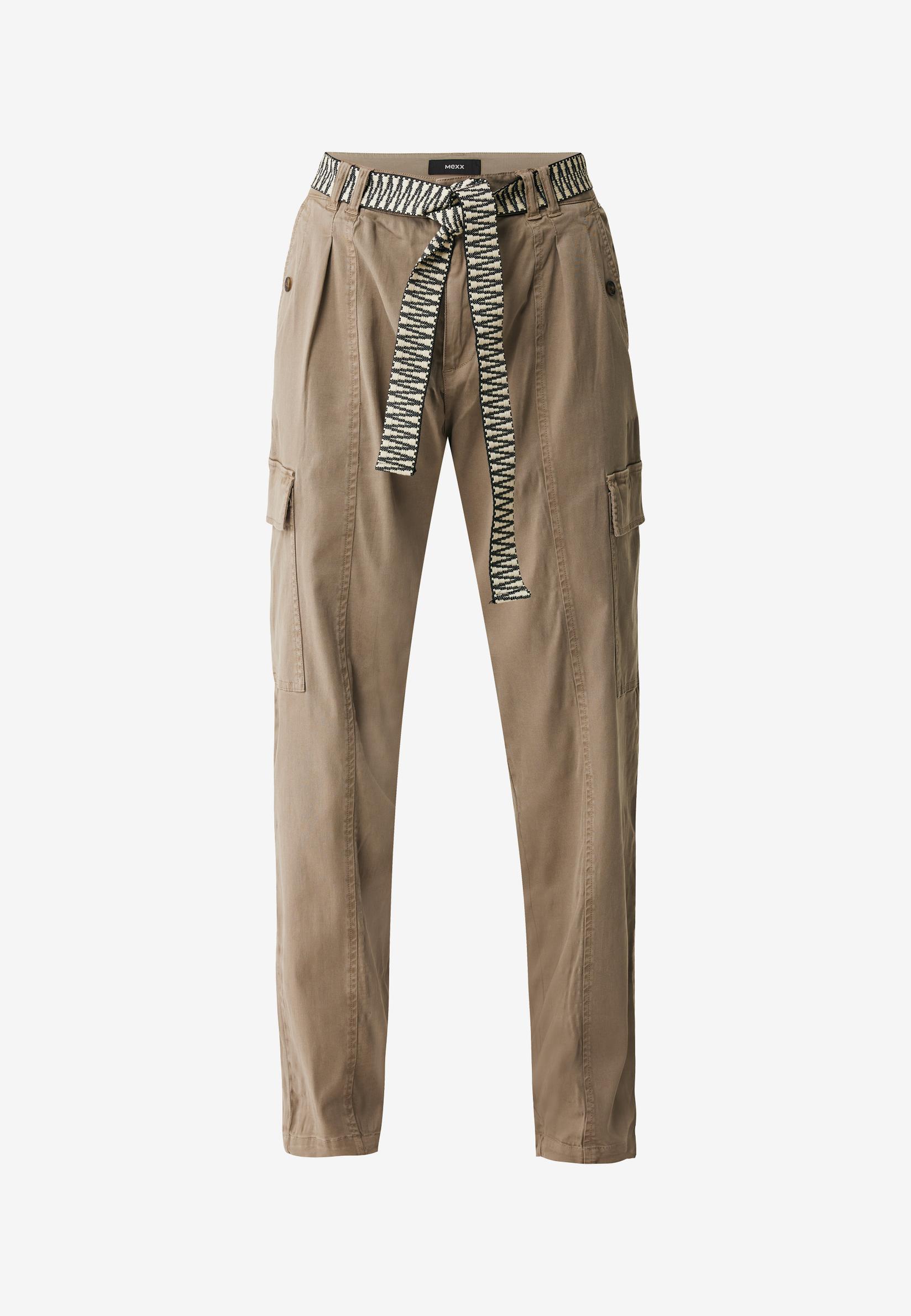 MEXX Ženske Cargo pantalone, Kaki
