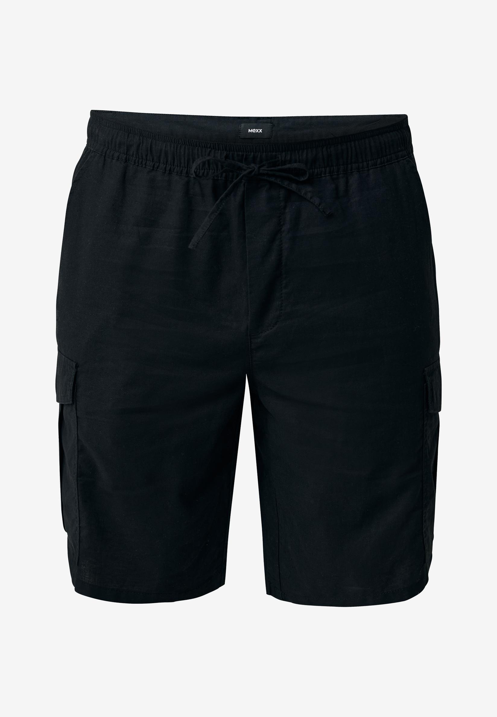 Mexx Muški cargo šorc, Crni