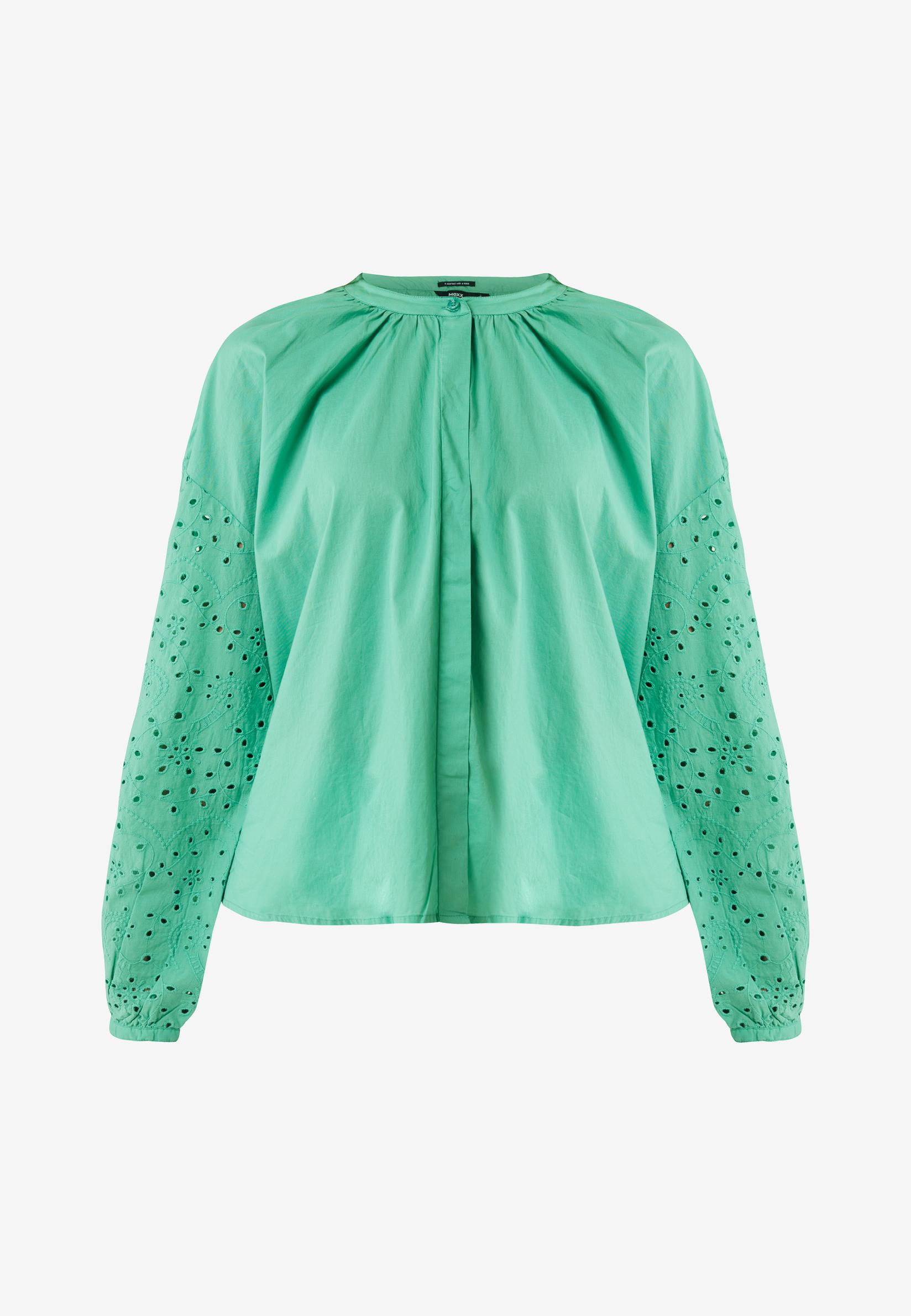 Mexx Ženska košulja sa vezom na rukavima i leđima, Zelena