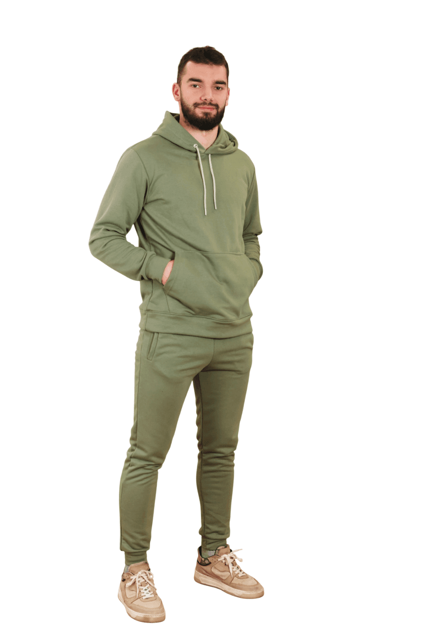 MAGNAT Muški donji deo trenerke, Maslinasti