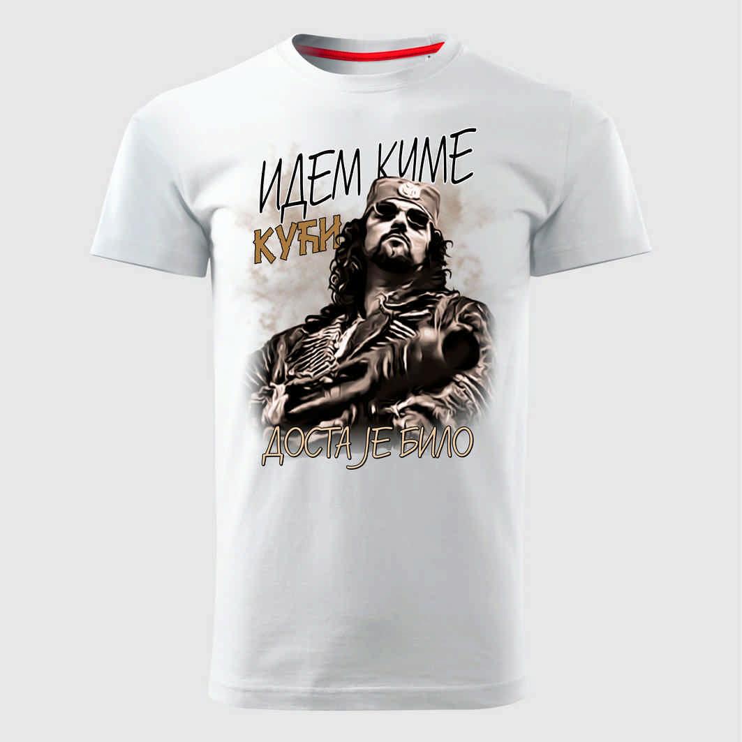 MAJICE BRE Muška majica IDEM KUME KUĆI bela