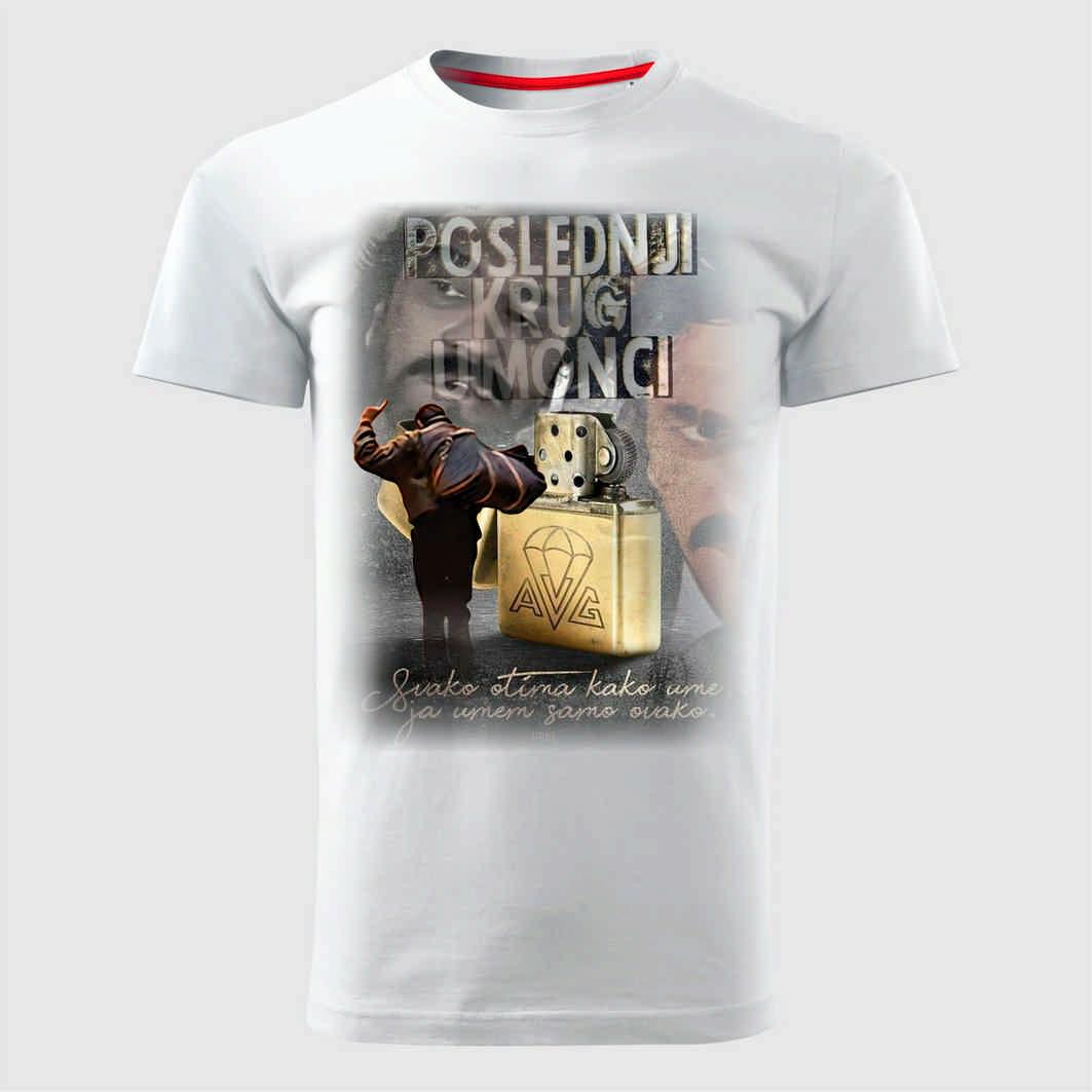 MAJICE BRE Muška majica POSLEDNJI KRUG U MONCI bela