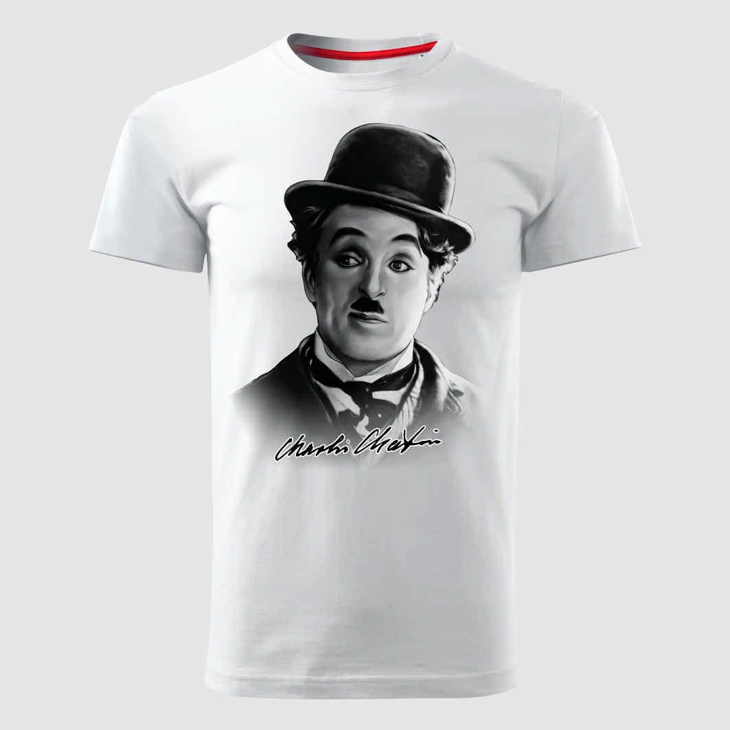 MAJICE BRE Muška majica CHAPLIN bela