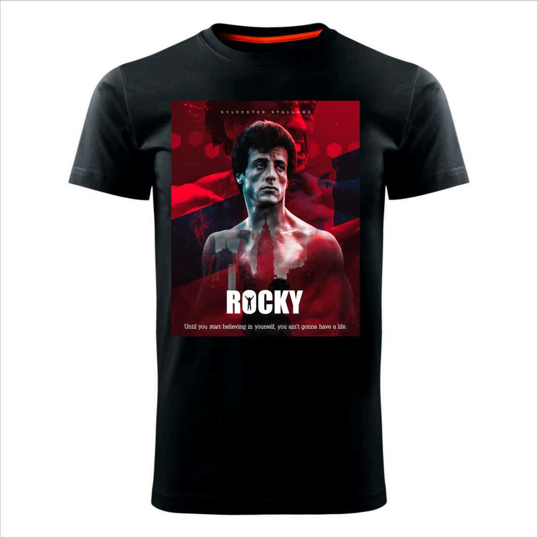 MAJICE BRE Muška majica ROCKY 15 crna