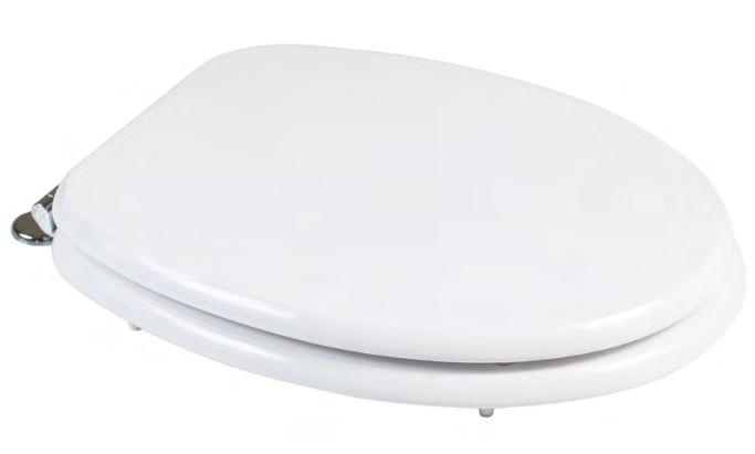 Laguna Daska za WC šolju, Medijapan, Bela