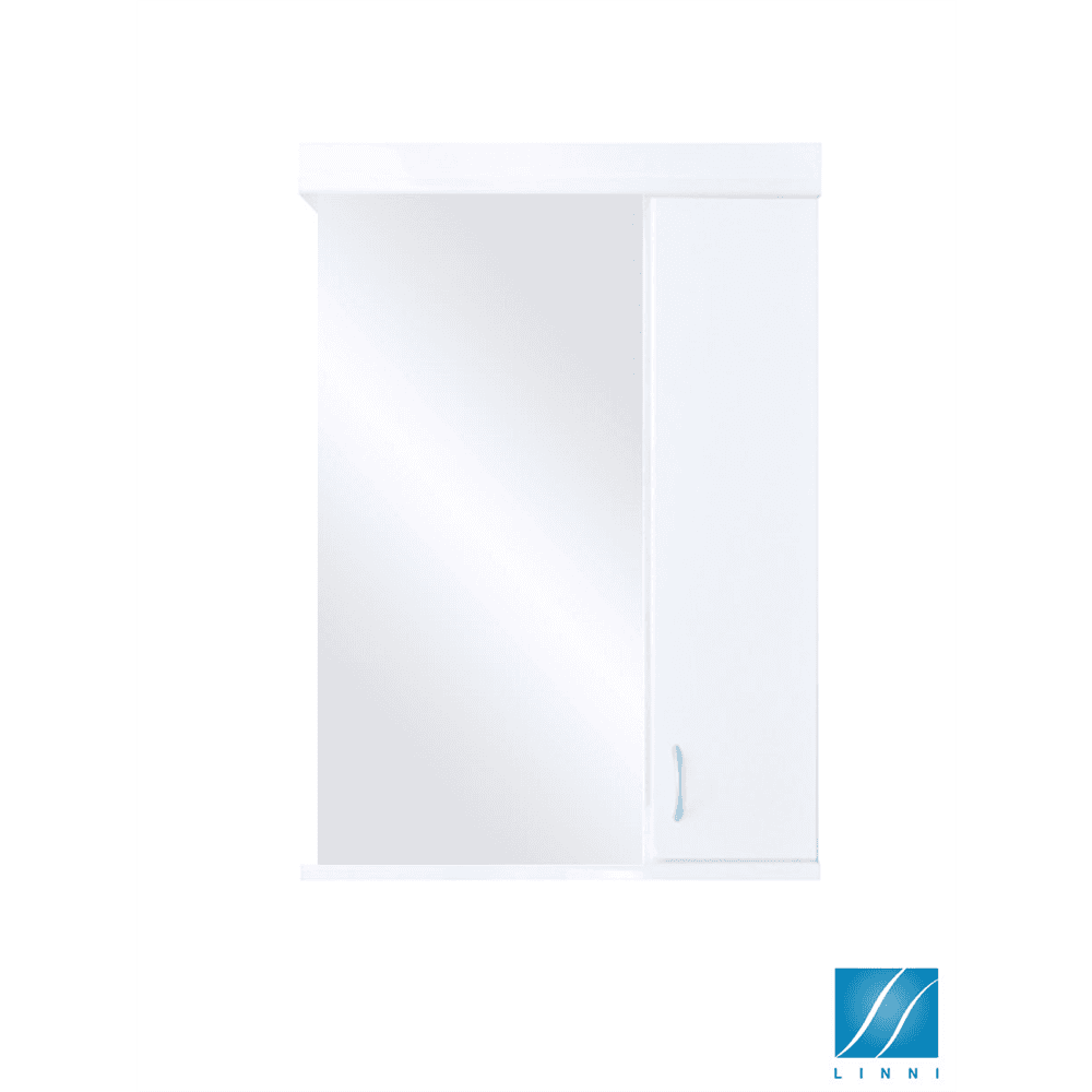 Linne Classic 55 MDF Ogledalo sa ormarićem, Belo