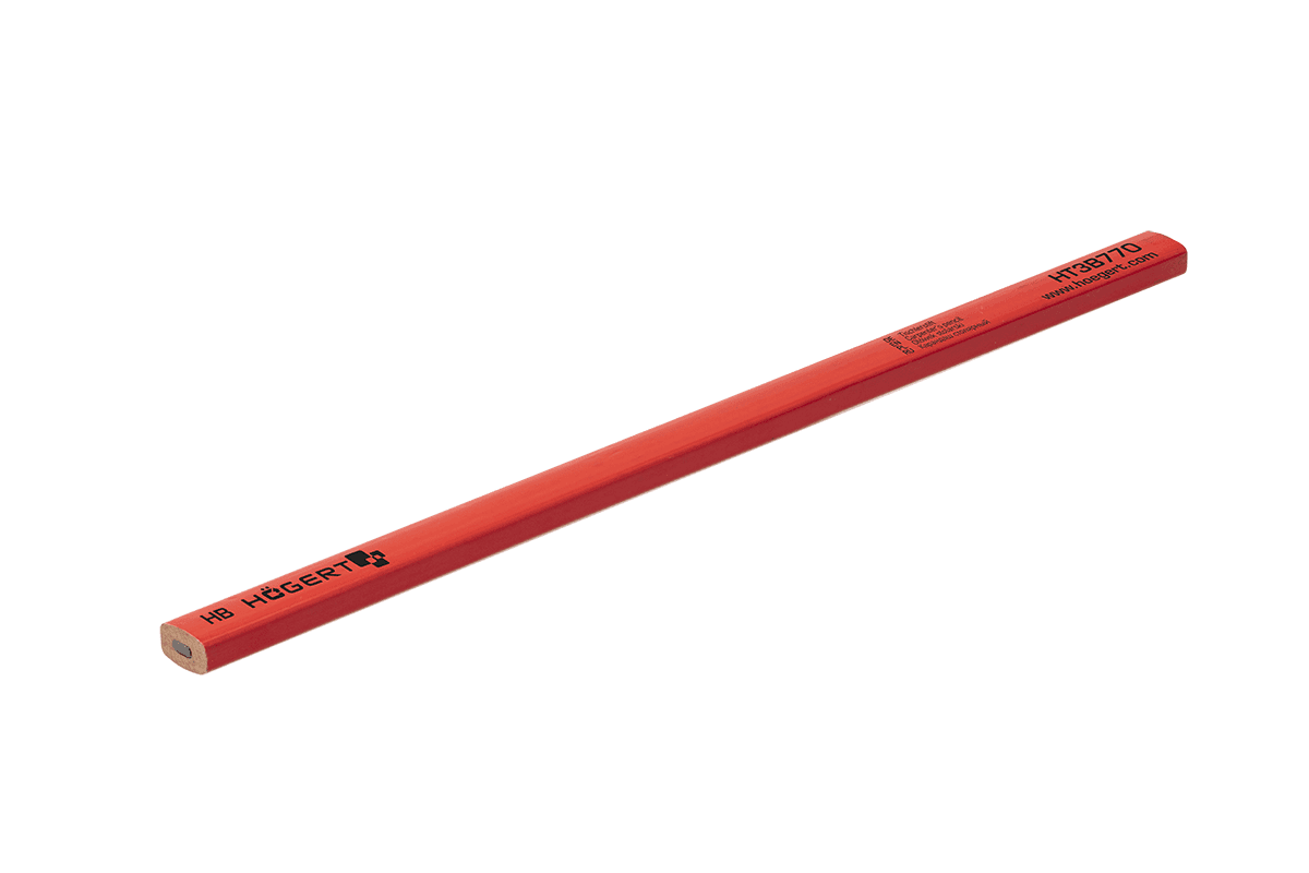 HOGERT Stolarska olovka 250 mm HB narandžasta