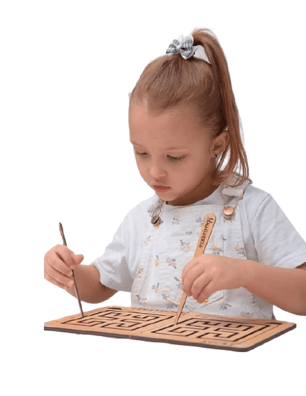 Grat Igre za razvoj dece Interhemisferal board Umnički, Drvene, Šarene