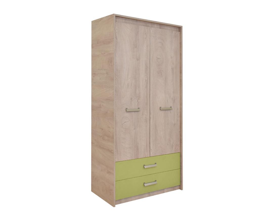 MATIS KINDER Ormar 2V2F, Zeleni