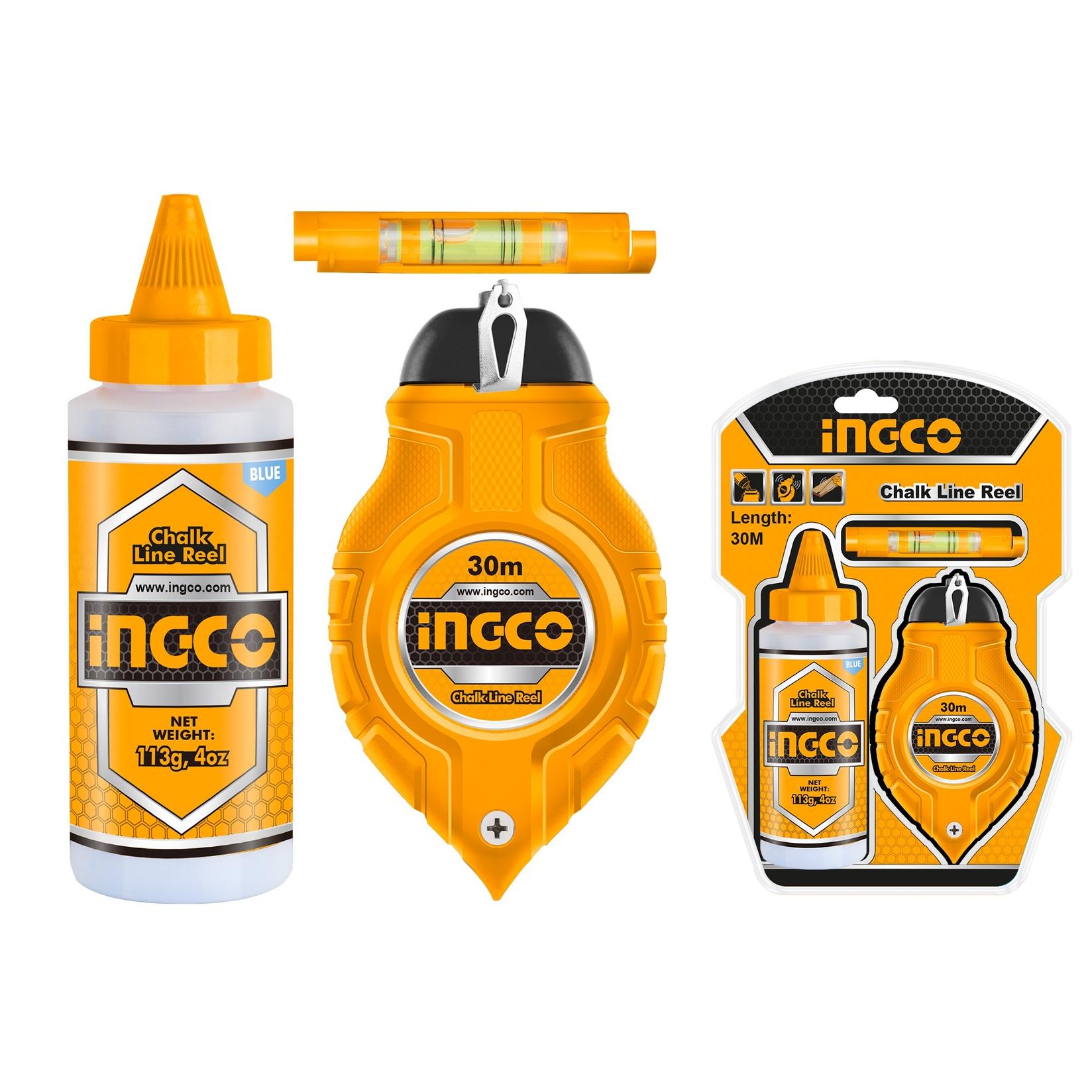 INGCO HCLR0130 Set Zidarski kanap sa puderom + Libela