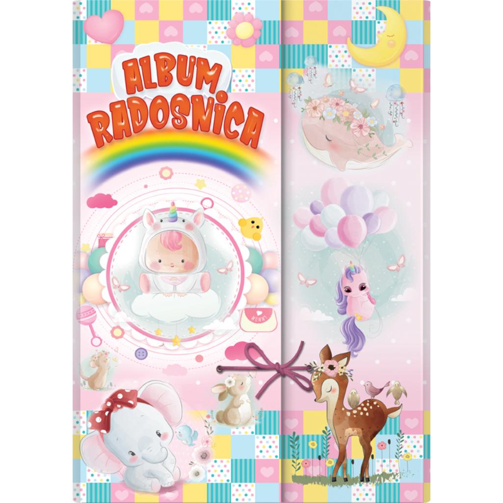 Media Planet Set Radosnica za devojčice Beba + Album, Roze