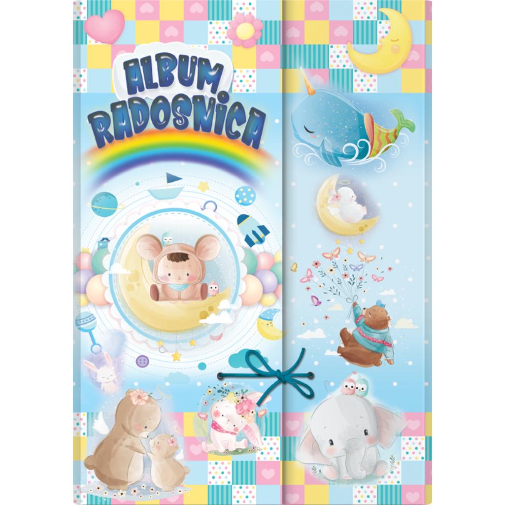 Media Planet Set Radosnica za dečake Beba + Album, Plavi