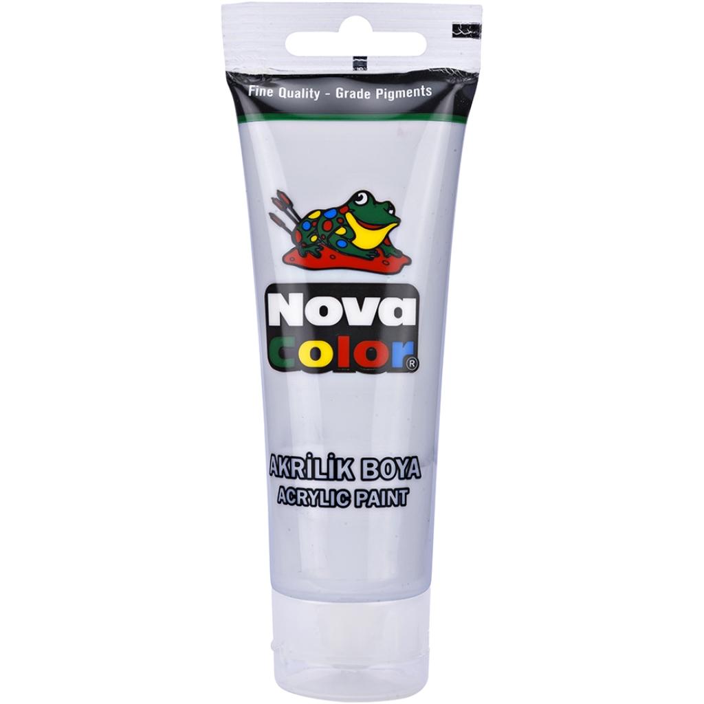 Nova Color Akrilna boja, 75g, Srebrna