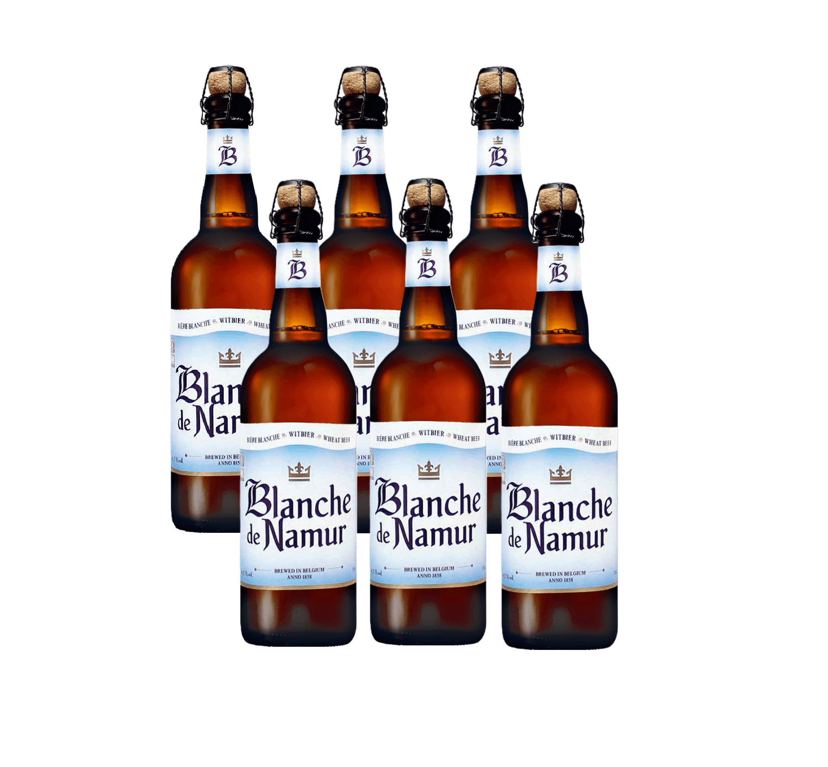 Brasserie du Bocq Blanche de Namur Pivo, 6 komada, 0.75l